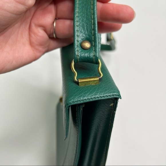 Rare 1960s Vintage Girl Scouts Clover Green Shoulder Purse Bag & Plush Doll Set - Picture 6 of 16